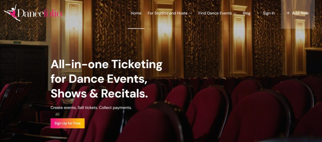 best dance recital ticketing platform